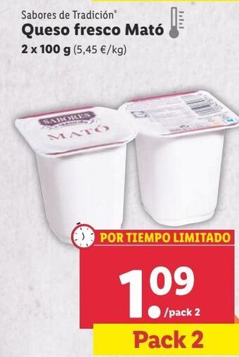 Lidl Queso fresco oferta