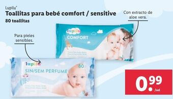 Lidl Toallitas húmedas para bebé lupilu oferta