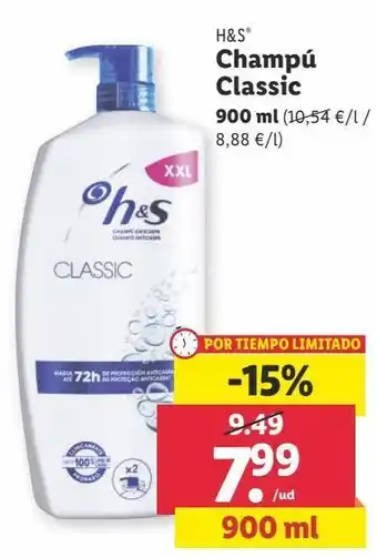 Lidl Champú h&s oferta