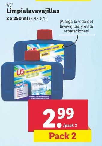 Lidl Limpiadores w5 oferta