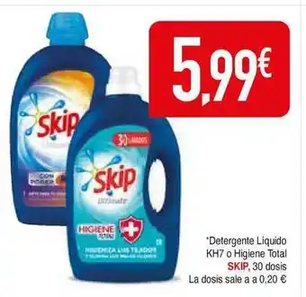 Masymas SKIP Detergente Liquido KH7 o Higiene Total, 30 dosis oferta