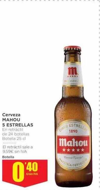 Makro Cerveza mahou 5 estrellas oferta