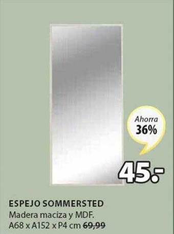 JYSK Espejo sommersted oferta