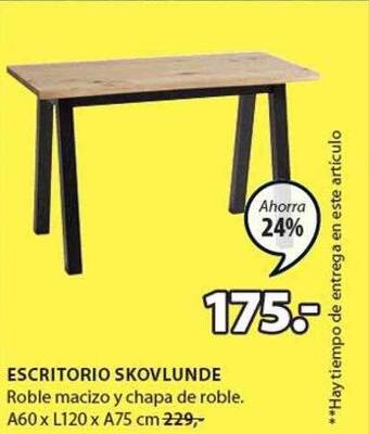 JYSK Escritorio skovlunde oferta