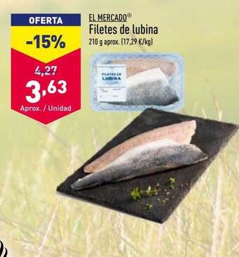 ALDI Filetes de lubina oferta