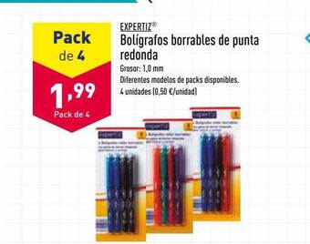 ALDI Bolígrafos borrables de punta redonda oferta