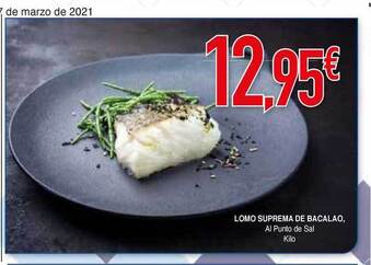 Masymas LOMO SUPREMA DE BACALAO, Al Punto de Sal Kilo oferta