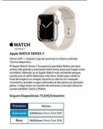 Movistar Apple watch series 7 oferta