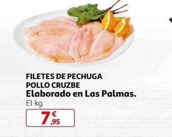 Alcampo Filetes de pechuga pollo cruzbe oferta