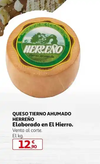 Alcampo Queso tierno ahumado herreño oferta