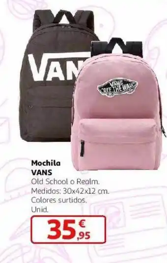 Alcampo Mochila vans oferta