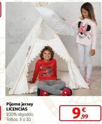 Alcampo Pijama jersey licencias oferta
