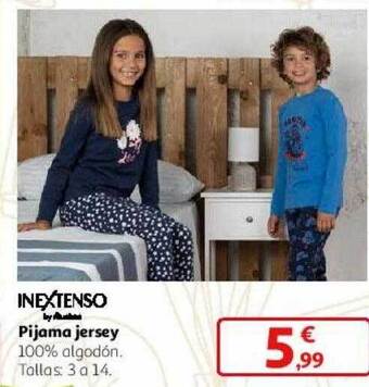 Alcampo Inextenso pijama jersey oferta