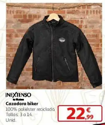 Alcampo Inextenso cazadora biker oferta