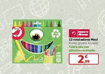 Alcampo 12 rotuladores maxi oferta