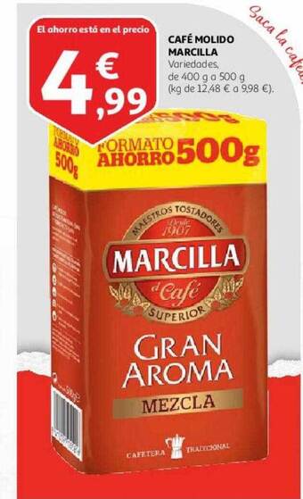 Alcampo Café molido marcilla oferta