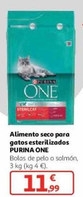 Alcampo Alimento seco para gatos esterilizados purina one oferta