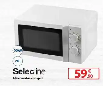 Alcampo Selecline microondas con grill oferta