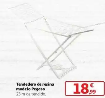 Alcampo Tendedero de resina modelo pegaso oferta