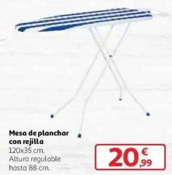 Alcampo Mesa de planchar con rejilla oferta