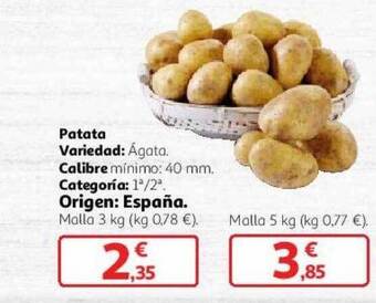 Alcampo Patata oferta