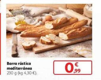 Alcampo Barra rústica mediterránea oferta