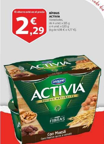 Alcampo Bifidus activia oferta