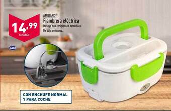ALDI Ambiano fiambrera eléctrica oferta