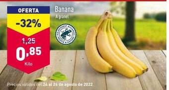 ALDI Banana oferta