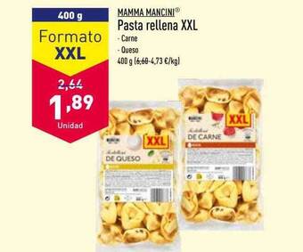 ALDI Mamma mancini pasta rellena xxl oferta