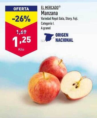 ALDI El mercado manzana oferta