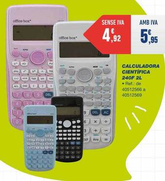 Bureau Vallée Calculadora científica 240f 2l oferta