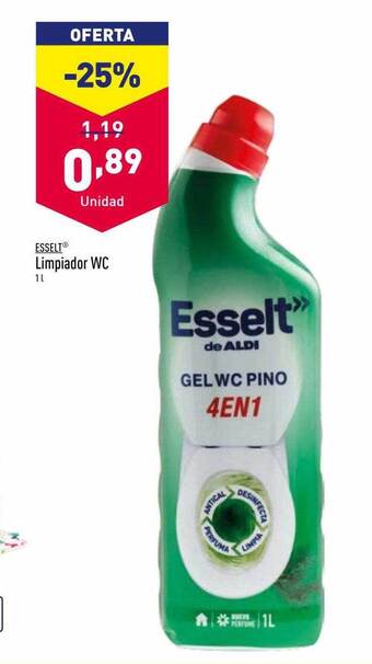 ALDI Esselt limpiador wc oferta