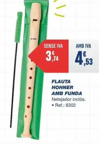 Bureau Vallée Flauta hohner amb funda oferta