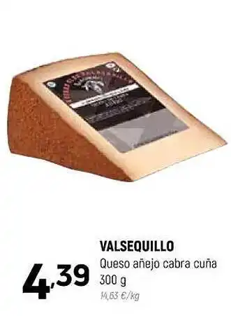 Coviran Valsequllo queso añejo cabra oferta