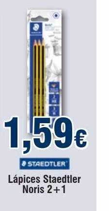 FROIZ Lápices staedtler noris 2+1 oferta