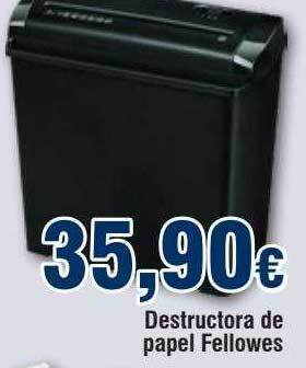 FROIZ Destructora de papel fellowes oferta