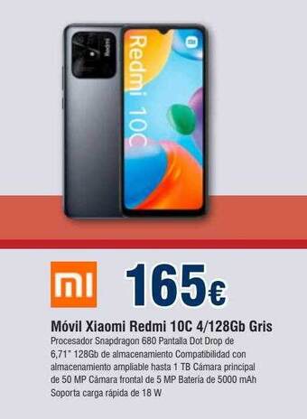 FROIZ Móvil xiaomi redmi 10c 4 128gb gris oferta