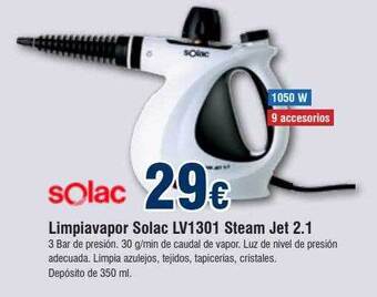 FROIZ Limpiavapor solac lv1301 steam jet 2.1 oferta