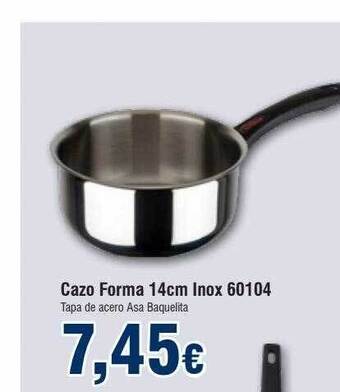 FROIZ Cazo forma 14cm inox oferta