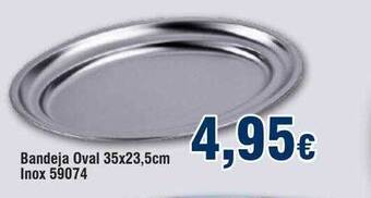 FROIZ Bandeja oval 35x23.5cm inox oferta