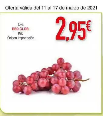 Masymas RED GLOB, Uva Kilo Origen Importación oferta