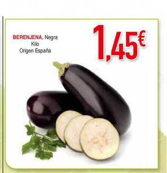 Masymas BERENJENA, Negra Kilo Origen España oferta