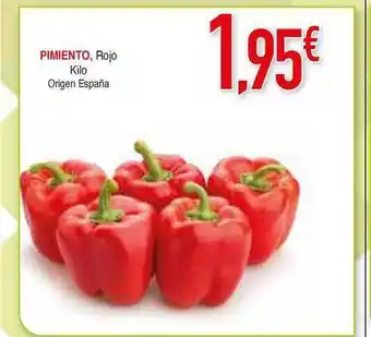 Masymas PIMIENTO, Rojo Kilo Origen España oferta