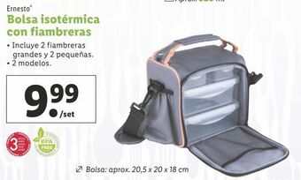 Lidl Bolsa isotérmica ernesto oferta
