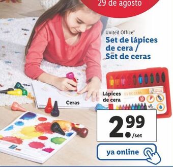Lidl Ceras united office oferta