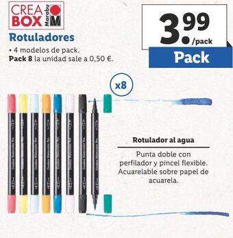 Lidl Rotuladores oferta