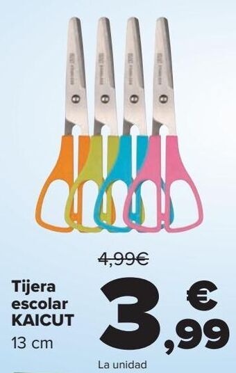 Carrefour Tijera escolar kaicut oferta