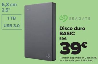 Carrefour Disco duro basic oferta