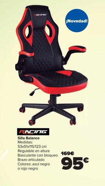 Carrefour Market Racing silla balance oferta